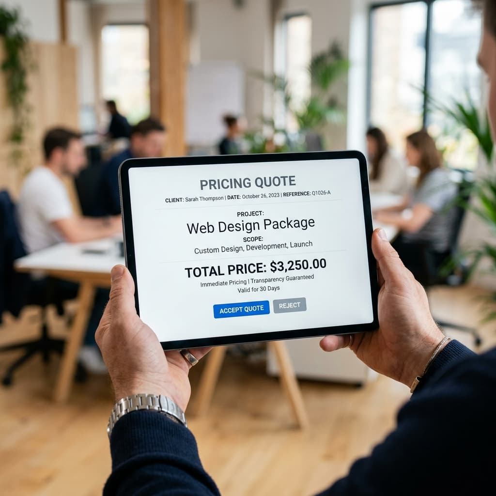 Recevez une fourchette de prix