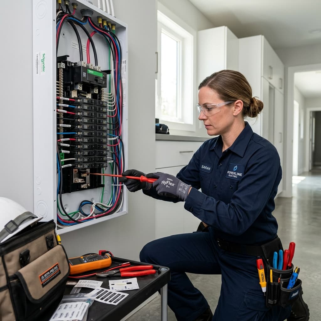 Intervention d'un Électricité professionnel